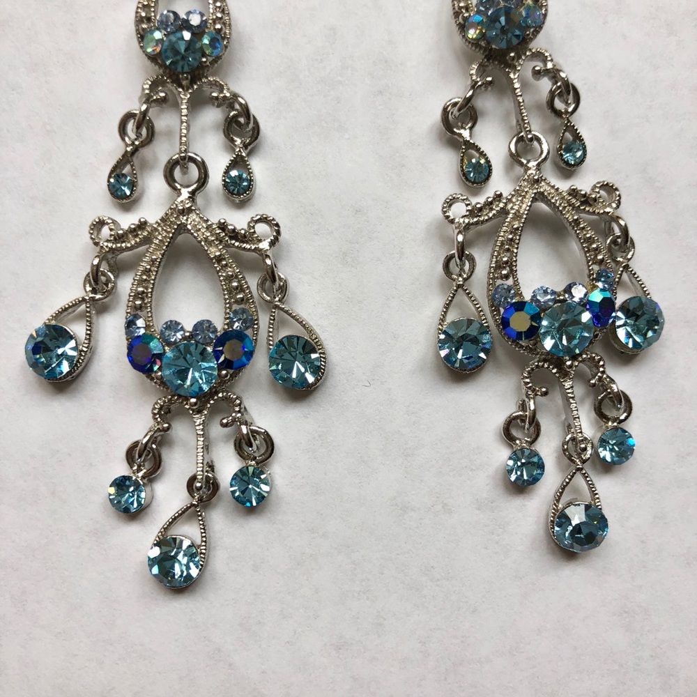 Anthropologie Rhinestone Earrings - Picture 2 of 2